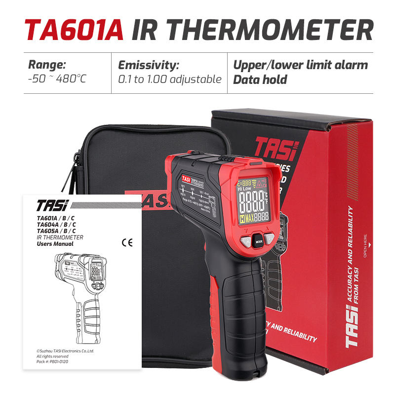 Industrial Laser Gun - Termometr na podczerwień TA601A TA601B TA601C,