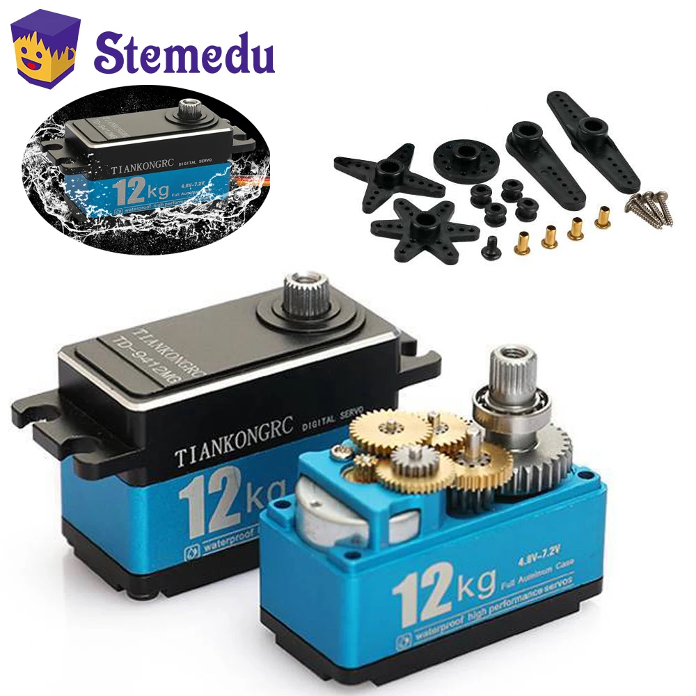 Servo Motor Cnc - 12KG TD-9412MG W pełni metalowy serwomechanizm