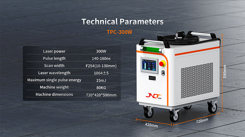 Industrial Laser Varnish Remover - System czyszczenia laserem o dużej mocy