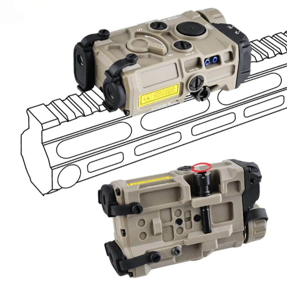 Taktyczna latarka LED z nylonu – Industrial Laser Gun recenzja i cena
