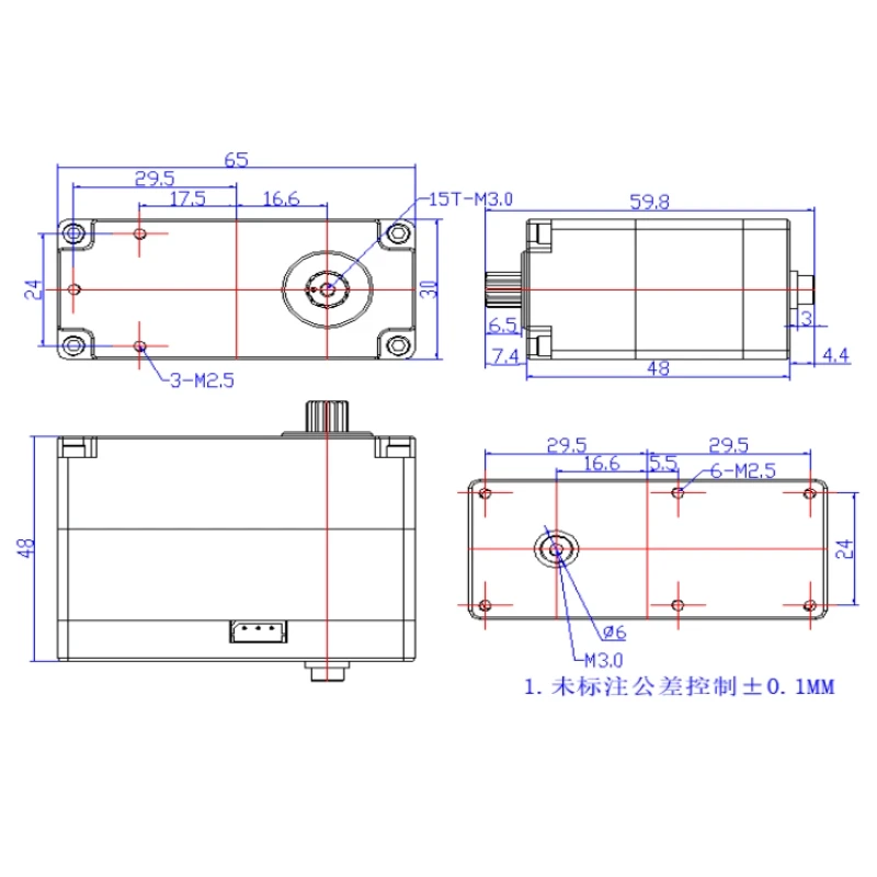Serwo TTL 8.4V 105KG z pełnym  – Servo Motor Cnc recenzja i cena