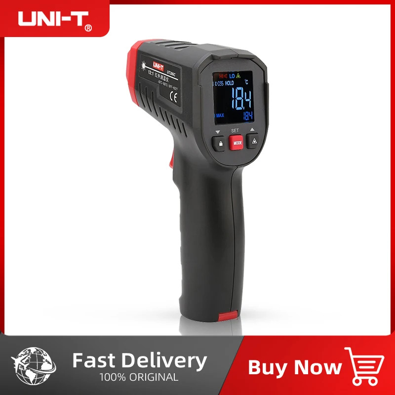 Termometr cyfrowy UNI-T bezkon – Industrial Laser Gun recenzja i cena