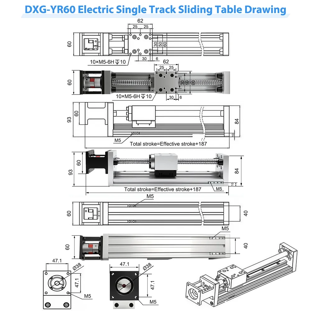 Precyzyjny mini stół przesuwny – Servo Motor Cnc recenzja i cena